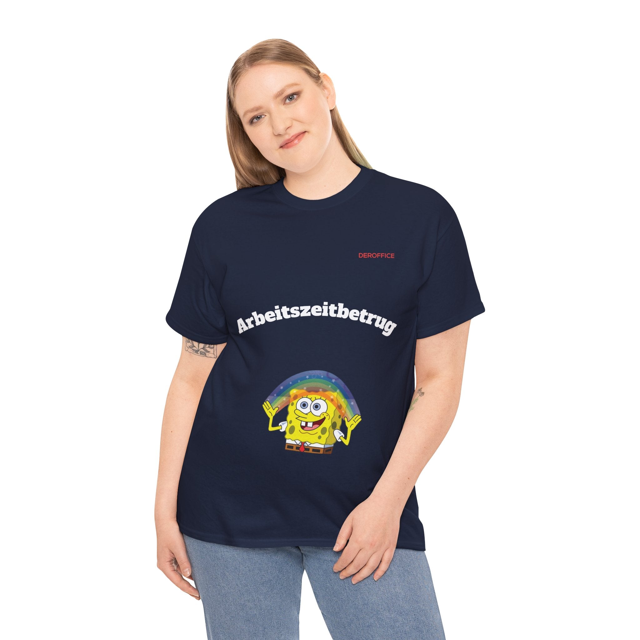Lustiger Sprüche Shirt – Arbeitszeitbetrug | Geschenk für Kollegen & Bürohumor