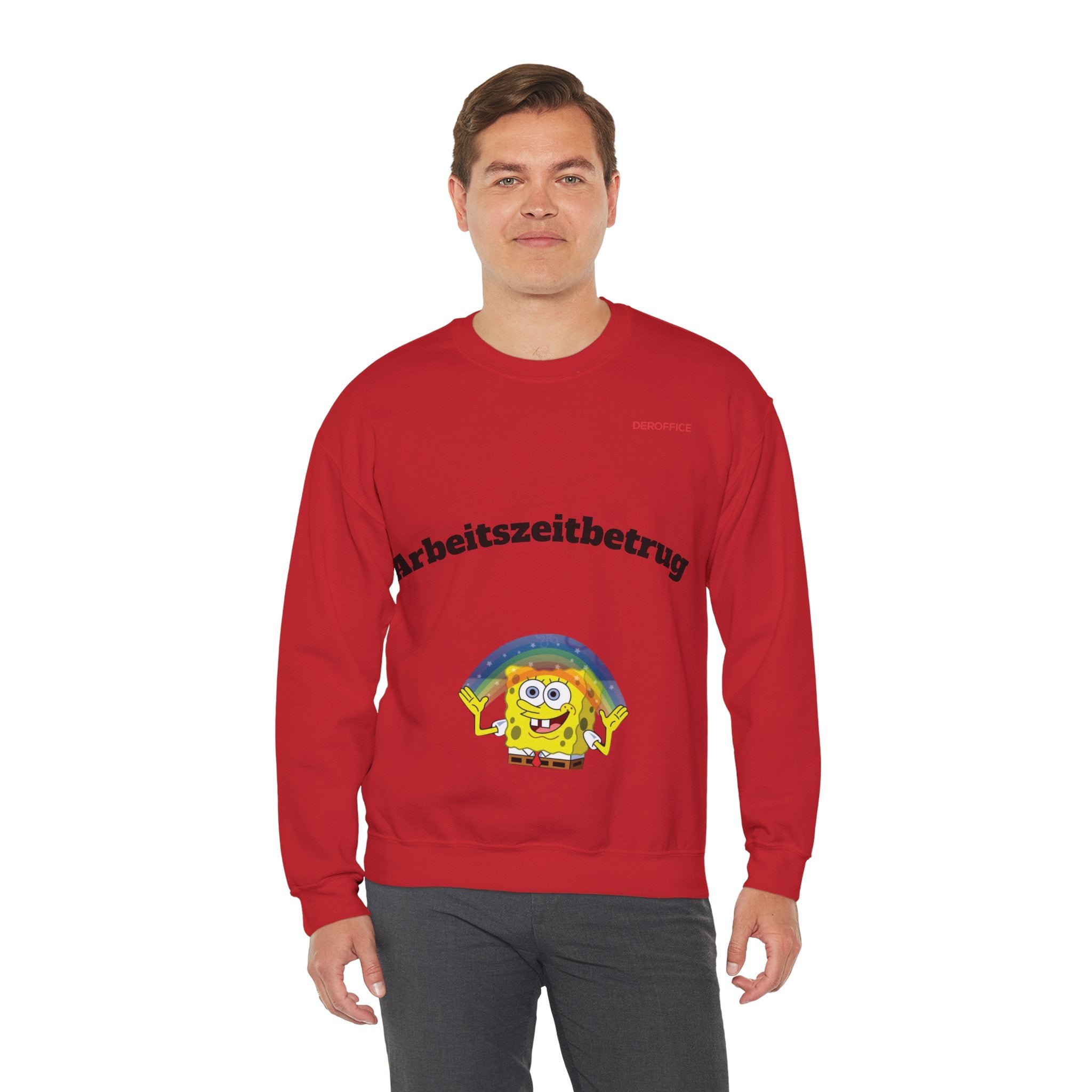Lustiger Sprüche Pullover – Arbeitszeitbetrug | Geschenk für Kollegen & Bürohumor
