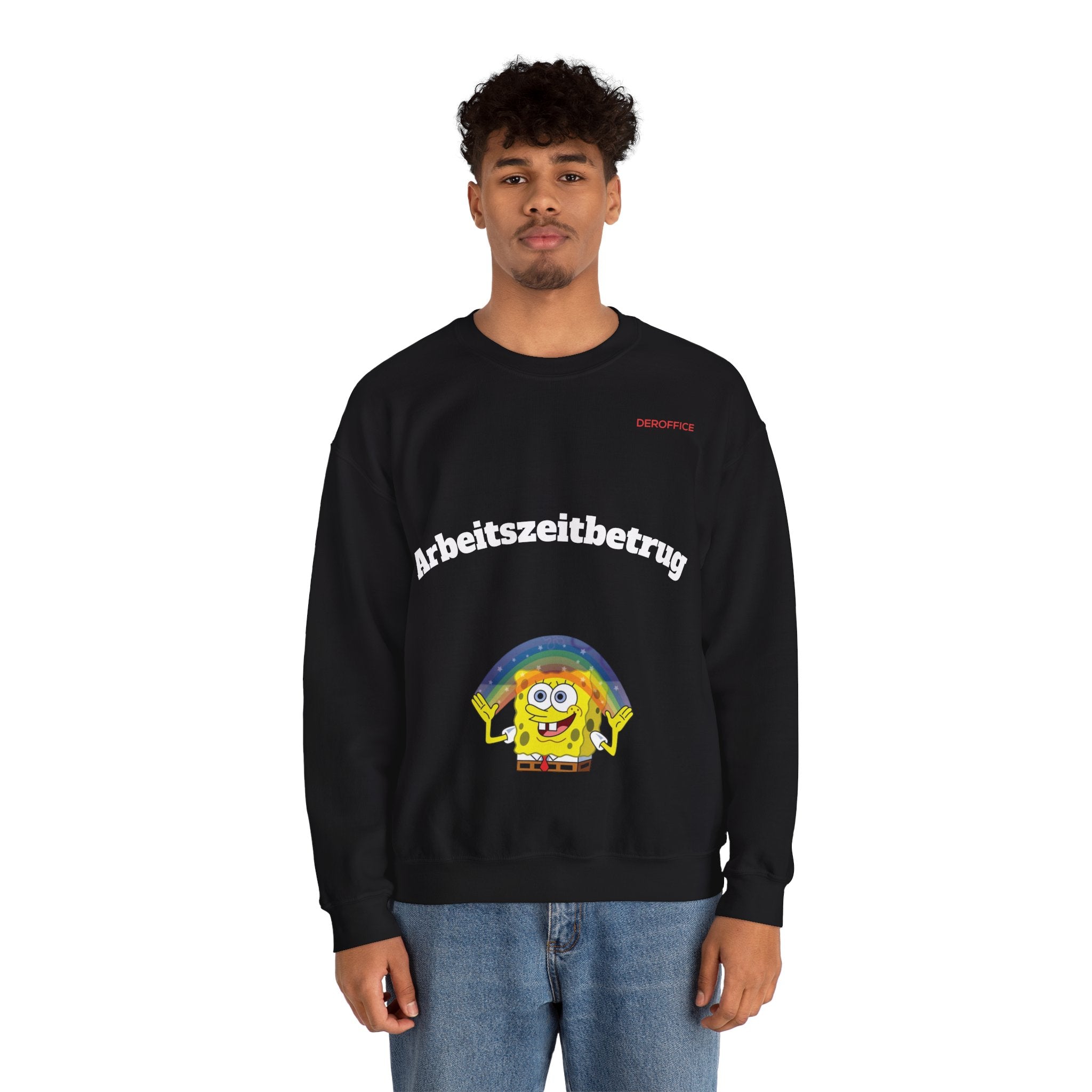 Lustiger Sprüche Pullover – Arbeitszeitbetrug | Geschenk für Kollegen & Bürohumor