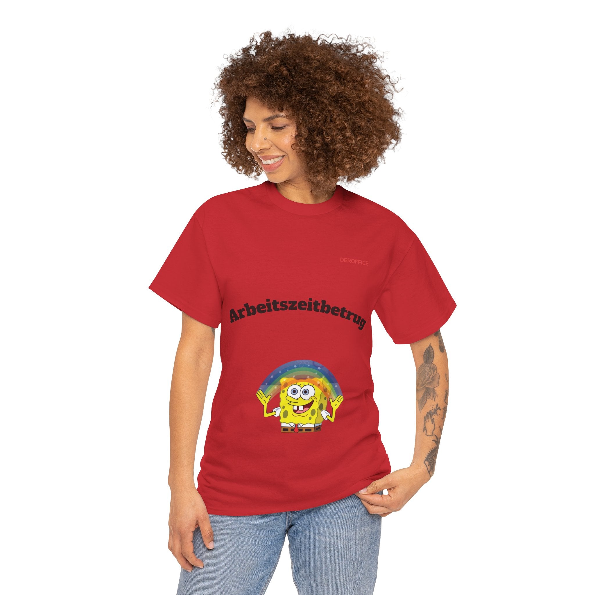 Lustiger Sprüche Shirt – Arbeitszeitbetrug | Geschenk für Kollegen & Bürohumor
