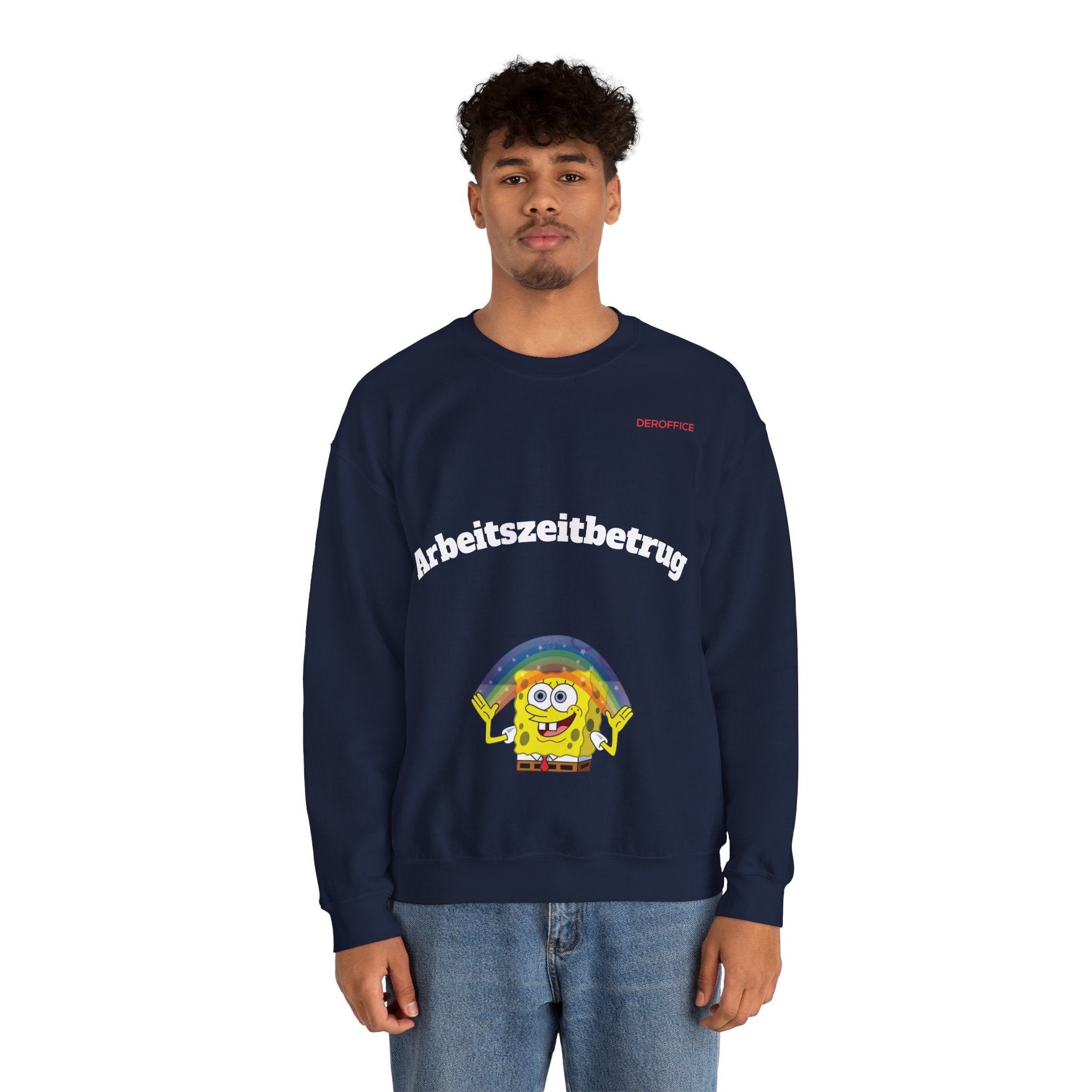 Lustiger Sprüche Pullover – Arbeitszeitbetrug | Geschenk für Kollegen & Bürohumor