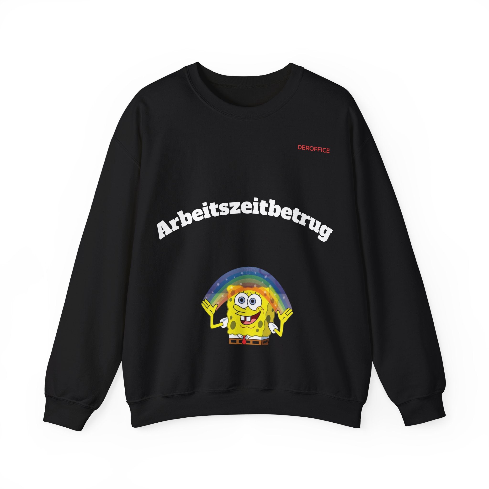 Lustiger Sprüche Pullover – Arbeitszeitbetrug | Geschenk für Kollegen & Bürohumor