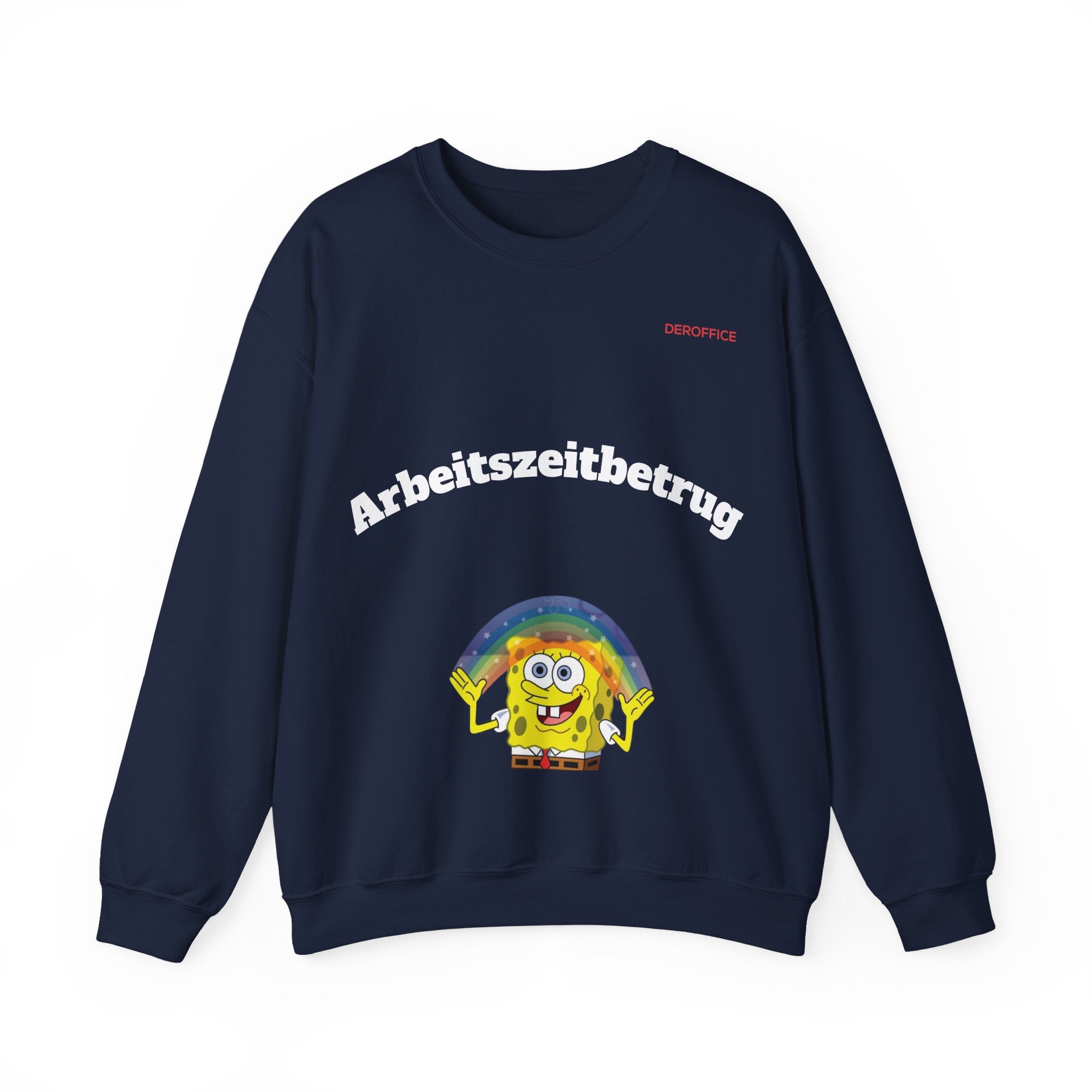 Lustiger Sprüche Pullover – Arbeitszeitbetrug | Geschenk für Kollegen & Bürohumor