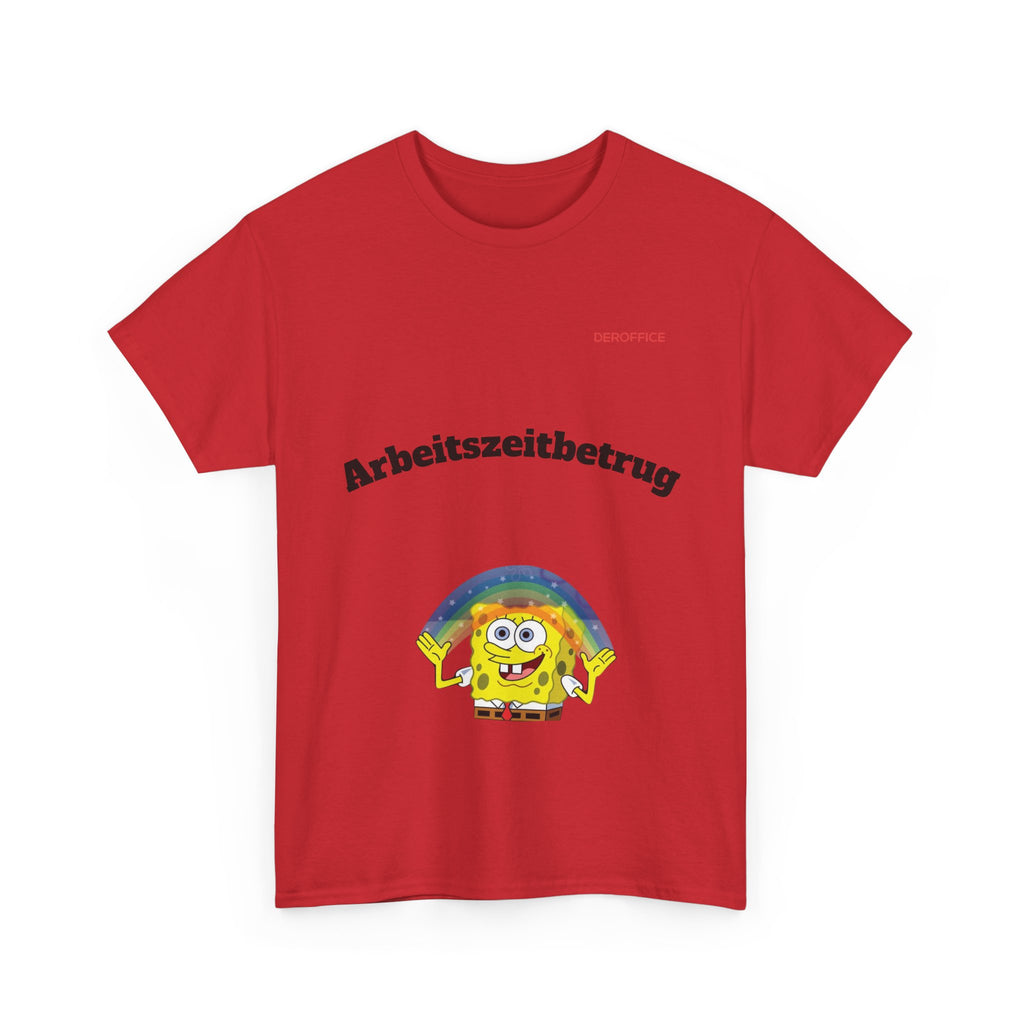 Lustiger Sprüche Shirt – Arbeitszeitbetrug | Geschenk für Kollegen & Bürohumor