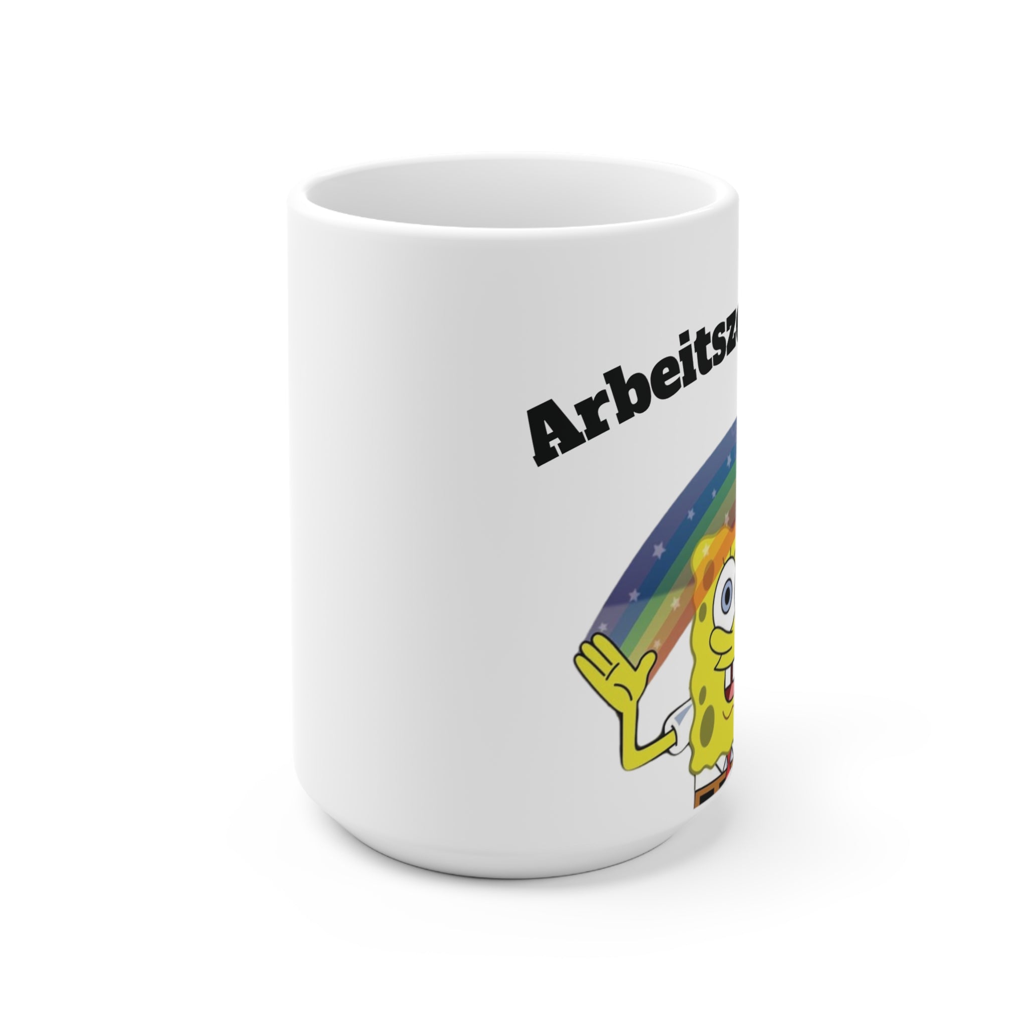 Fun SpongeBob Ceramic Mug | Quirky Gift for Kids & Adults, Unique Coffee Cup for Home, Office, Birthdays, and Parties