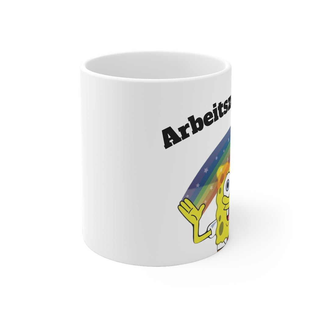 Fun SpongeBob Ceramic Mug | Quirky Gift for Kids & Adults, Unique Coffee Cup for Home, Office, Birthdays, and Parties