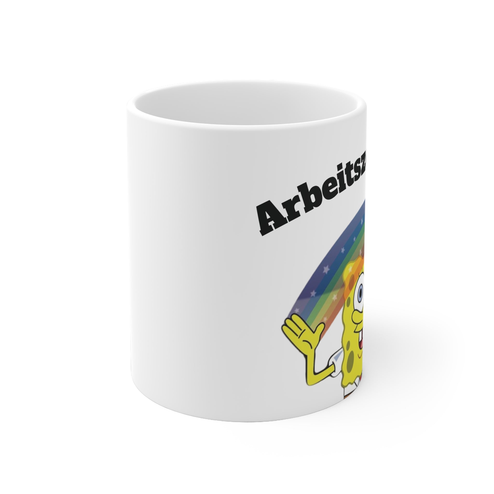 Fun SpongeBob Ceramic Mug | Quirky Gift for Kids & Adults, Unique Coffee Cup for Home, Office, Birthdays, and Parties