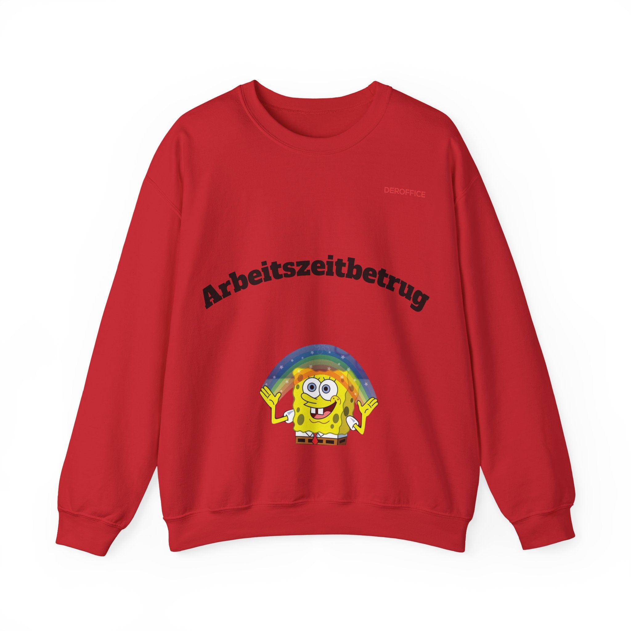 Lustiger Sprüche Pullover – Arbeitszeitbetrug | Geschenk für Kollegen & Bürohumor