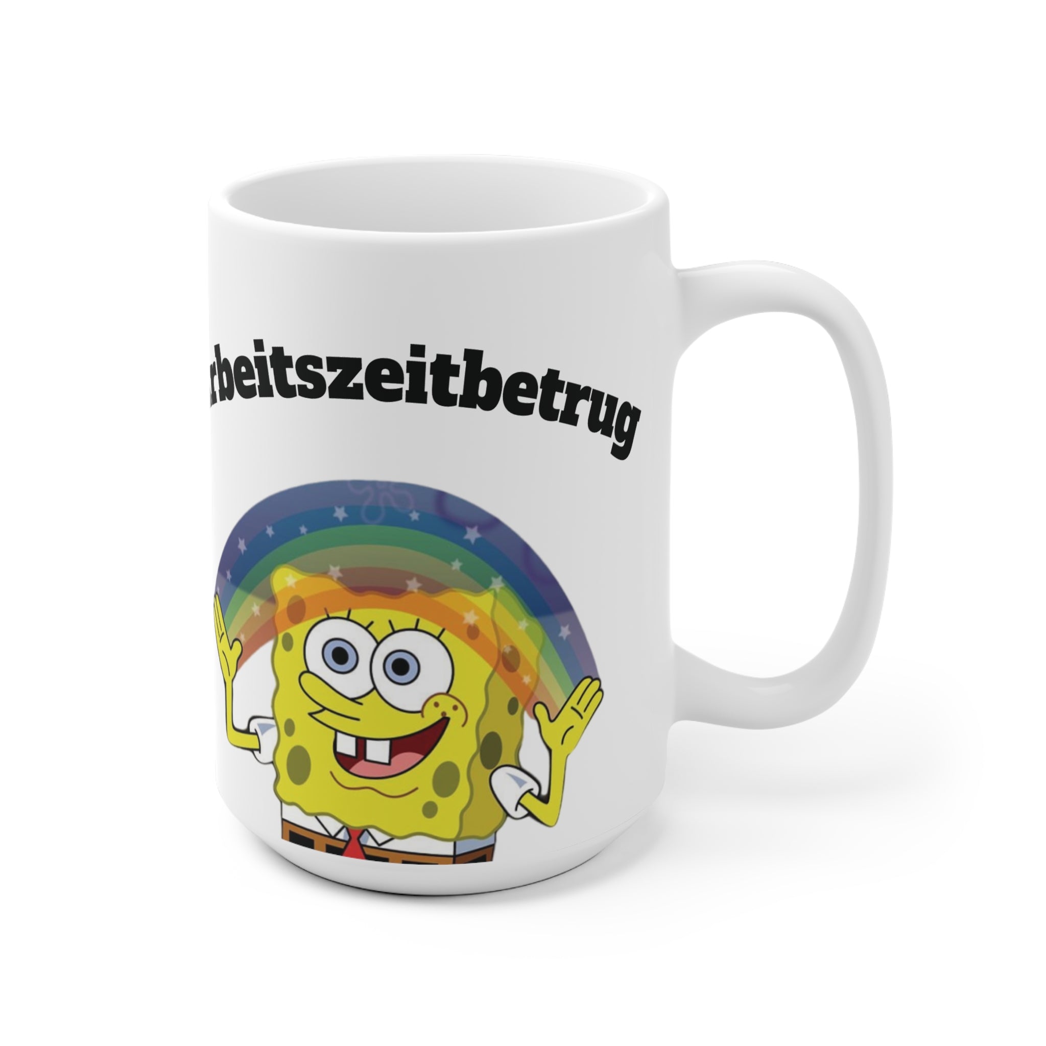 Fun SpongeBob Ceramic Mug | Quirky Gift for Kids & Adults, Unique Coffee Cup for Home, Office, Birthdays, and Parties