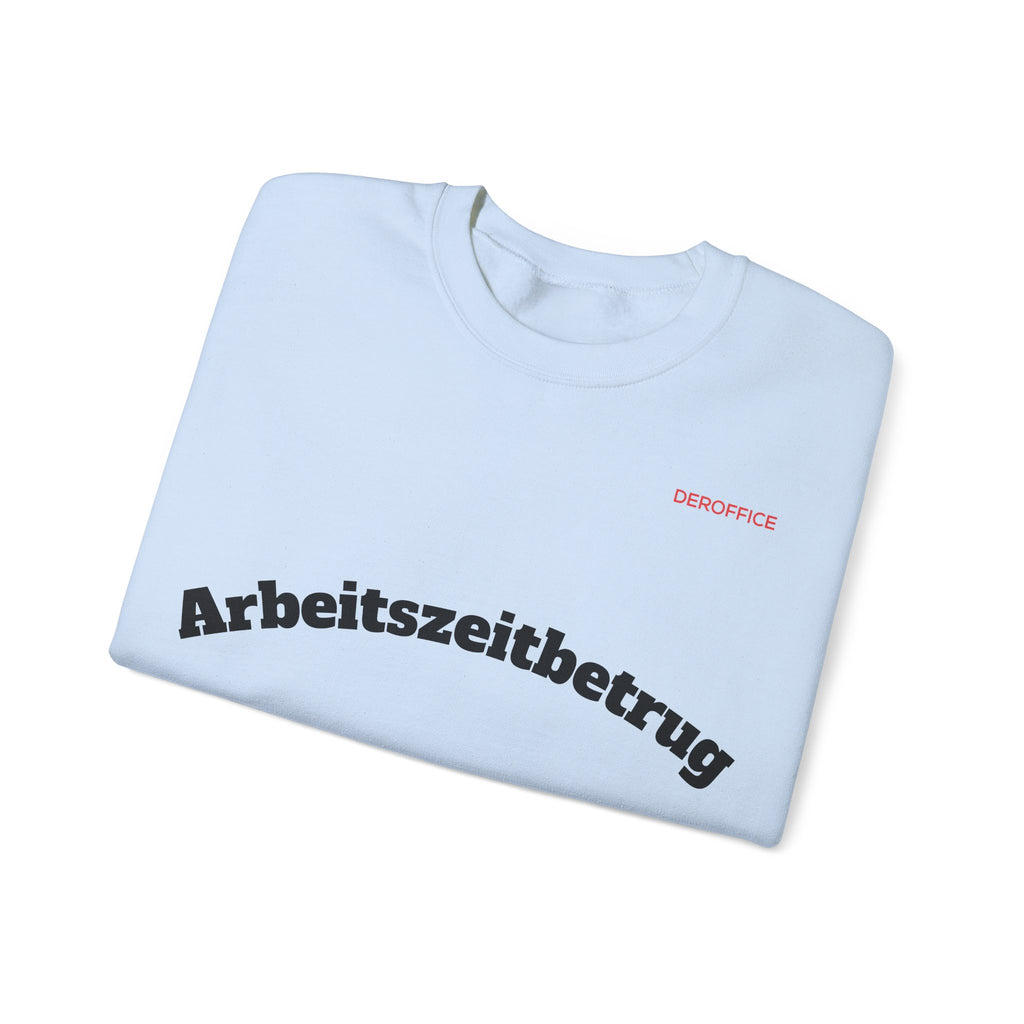 Lustiger Sprüche Pullover – Arbeitszeitbetrug | Geschenk für Kollegen & Bürohumor