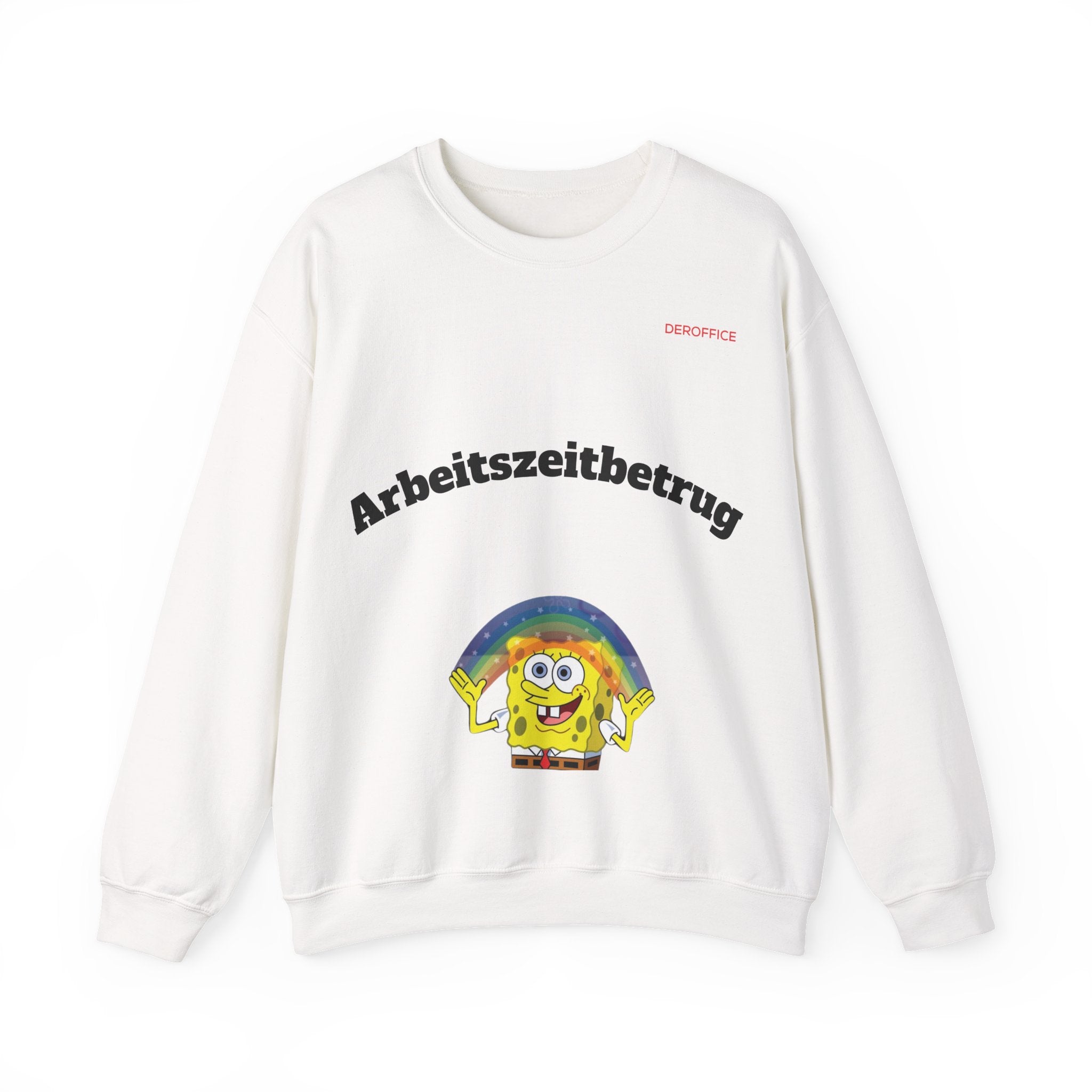 Lustiger Sprüche Pullover – Arbeitszeitbetrug | Geschenk für Kollegen & Bürohumor